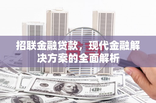 游仙招联金融贷款，现代金融解决方案的全面解析