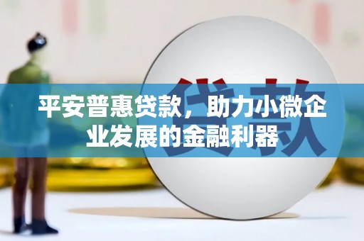 游仙平安普惠贷款，助力小微企业发展的金融利器