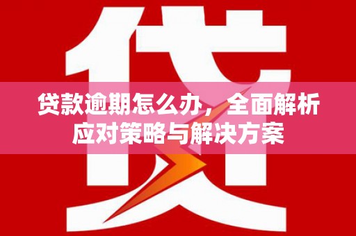 游仙贷款逾期怎么办，全面解析应对策略与解决方案